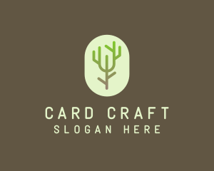 Forest Tree Branch logo design