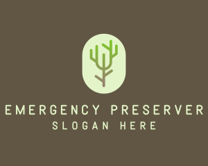 Forest Tree Branch logo design