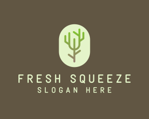 Forest Tree Branch logo design