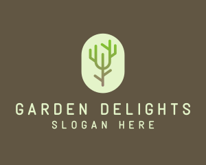 Forest Tree Branch logo design