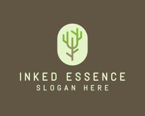 Forest Tree Branch logo design