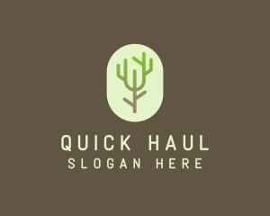 Forest Tree Branch logo design