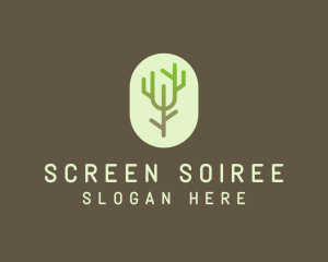 Forest Tree Branch logo design