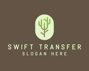 Forest Tree Branch logo design