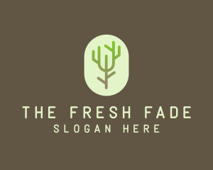 Forest Tree Branch logo design