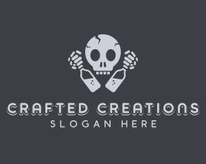 Bar Skull Brewery logo design