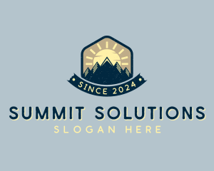 Mountain Peak Summit logo design