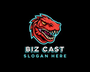 Dinosaur Beast Gaming Logo