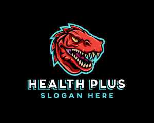 Dinosaur Beast Gaming logo design