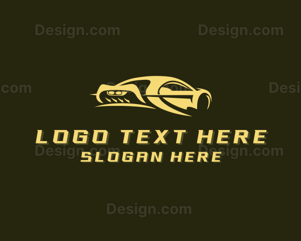 Auto Racing Sports Car Logo