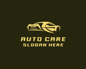 Auto Racing Sports Car logo design