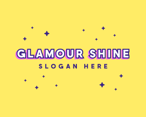 Cute Quirky Star Sparkle logo design