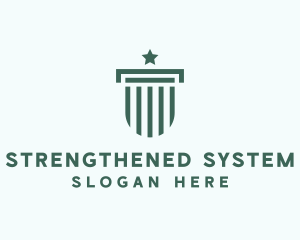 Shield Column Law Firm  logo design