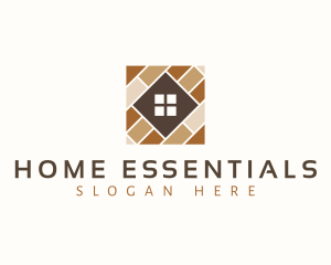 Home Flooring Tile logo design