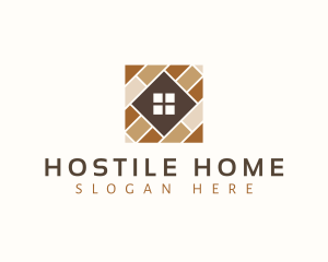 Home Flooring Tile logo design