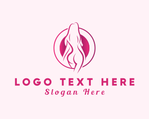 Sexy Nude Woman  logo