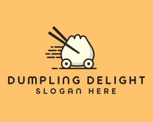 Dumpling Food Delivery logo design