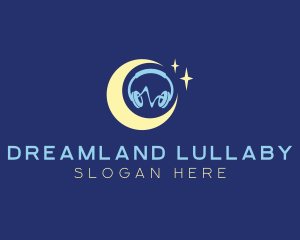 Midnight Music Lullaby logo design