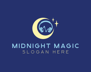 Midnight Music Lullaby logo design