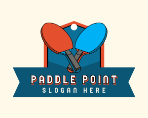 Paddle Ping Pong logo design