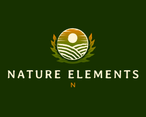 Nature Farm Field logo design