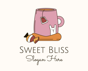 Sweet Tea Drink logo design