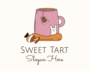 Sweet Tea Drink logo design