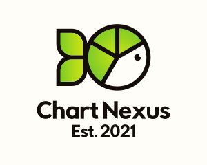 Pie Chart Fish logo