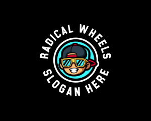 Sunglasses Rapper Man logo design