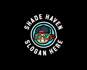 Sunglasses Rapper Man logo