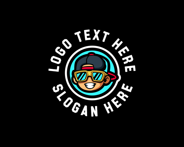 Sunglasses logo example 3