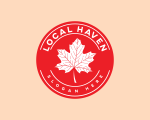 Canada Maple Leaf logo design