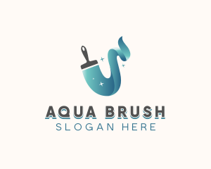 Brush Paint Refurbish logo design