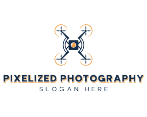 Camera Aerial Drone logo design