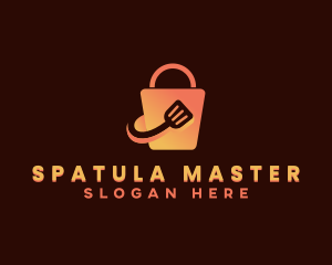 Spatula Shopping Bag logo design