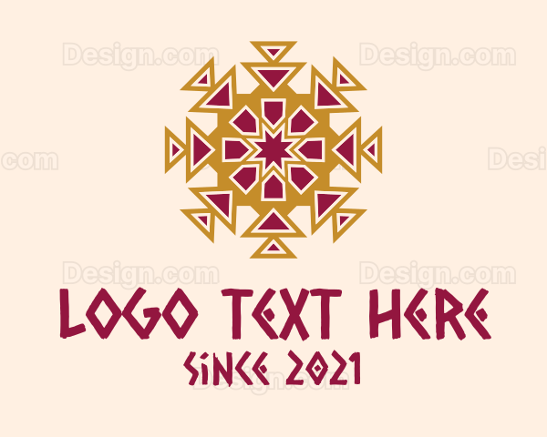 Tribal Aztec Pattern Logo