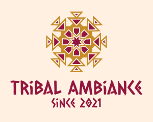 Tribal Aztec Pattern logo design