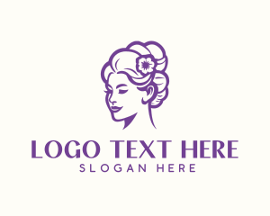 Elegant Woman Hairdressing logo