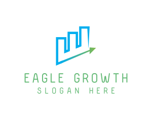 Finance Growth Chart logo design