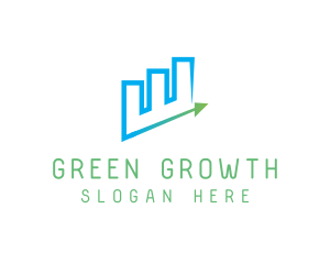 Finance Growth Chart logo design