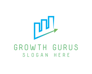 Finance Growth Chart logo design