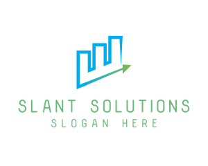 Finance Growth Chart logo design