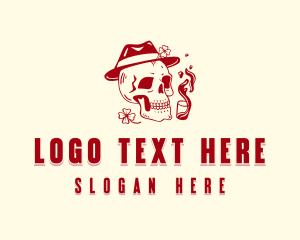 Hipster Skull Bar logo