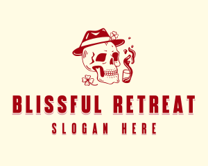 Hipster Skull Bar logo
