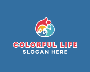 Colorful Equality Charity  logo design