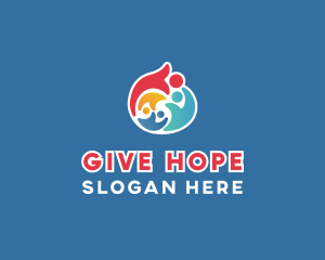 Colorful Equality Charity  logo design