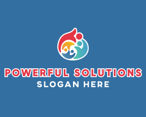 Colorful Equality Charity  logo design