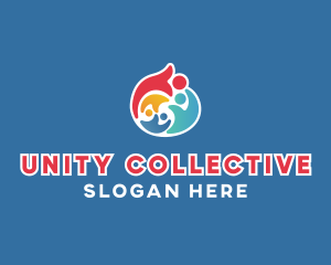 Colorful Equality Charity  logo design