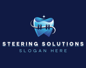 Dental Tooth Braces logo design