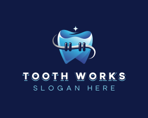 Dental Tooth Braces logo